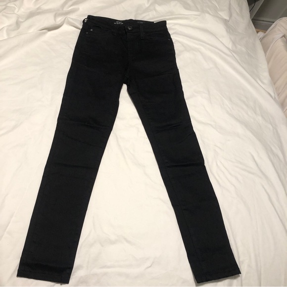 AG Mila Super High Rise Skinny Jean | Ankle | Black | 24 Waist - Picture 5 of 6